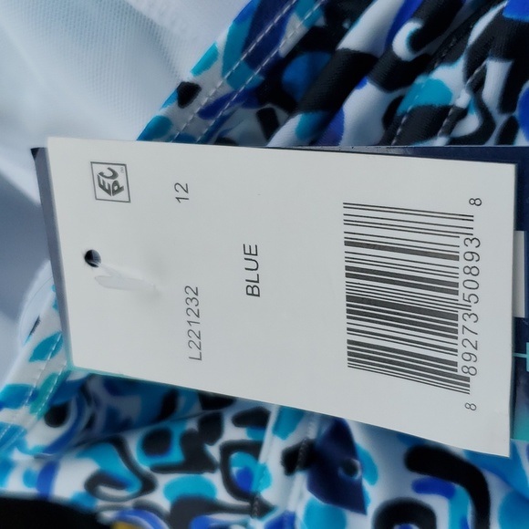 Longitude Triple Tier Long Torso Swim Dress Fanciful - Picture 5 of 5